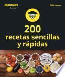 Libro 200 recetas de cocina sencillas y rápidas