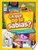 Libro ¿A que no lo sabías?