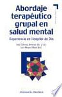 Libro Abordaje terapéutico grupal en salud mental