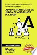 Libro Administrativos de la Junta de Andalucía (C1.1000). Temario. Volumen 3