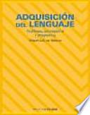 Libro Adquisición del lenguaje