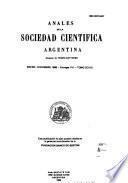 Libro Anales de la Sociedad Científica Argentina