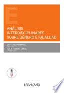 Libro Análisis interdisciplinares sobre género e igualdad