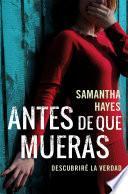 Libro Antes de que mueras