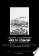 Libro Antigüedades y excelencias de la Villa de Carmona
