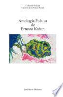 Libro Antología Poética de Ernesto Kahan