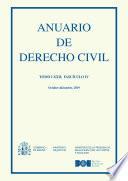 Libro Anuario de Derecho Civil