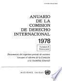 Libro Anuario de la Comisión de Derecho Internacional 1978, Vol.II, Parte 1