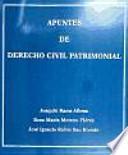 Libro Apuntes de derecho civil patrimonial / Notes of civil law heritage