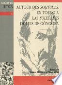 Libro Autour des Solitudes. En torno a las Soledades de Luis de Góngora