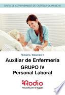 Libro Auxiliar de Enfermería. GRUPO IV. Personal Laboral. Temario. Volumen 1