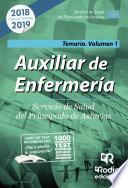 Libro Auxiliar de Enfermería. Servicio de Salud del Principado de Asturias. Temario Volumen 1