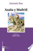 Libro Azaña y Madrid