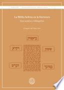Libro Biblia hebrea en la literatura, La. Guía temática y bibliográfica