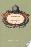 Libro Breve historia de la lengua española