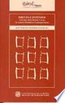 Libro Breves e intensos: artículos sobre relatos cortos de autores británicos contemporáneos
