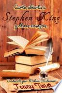 Libro Carta abierta a Stephen King y otros ensayos.