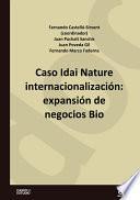 Libro Caso Idai Nature internacionalización: expansión de negocios Bio