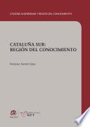 Libro Cataluña Sur: Región del Conocimiento