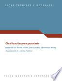 Libro Clasificación presupuestaria