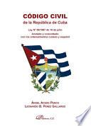 Libro Código civil de la República de Cuba