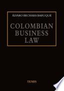 Libro Colombian business law