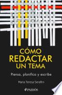 Libro Cómo redactar un tema (Edición mexicana)