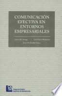 Libro Comunicación efectiva en entornos empresariales