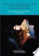 Libro Cooperación internacional en Haití: tensiones y lecciones
