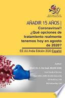 Libro Coronavirus!! What treatment options we really have, Today in August 2020!! - (Spanish) (Española)