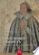 Libro Costumbres en disputa