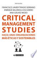 Libro Critical Management Studies