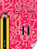 Libro Cuaderno de matemáticas no 11. Primaria