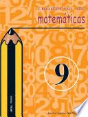 Libro Cuaderno de matemáticas no 9. Primaria