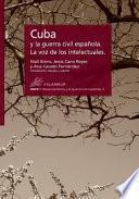 Libro Cuba y la guerra civil española