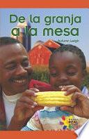 Libro De la granja a la mesa (From the Farm to the Table)