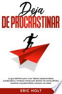 Libro Deja de procrastinar