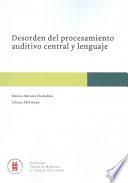 Libro Desorden del procesamiento auditivo central y lenguaje