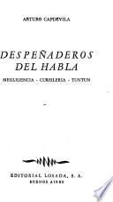 Libro Despeñaderos del habla