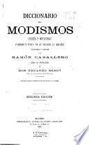 Libro Diccionario de modismos