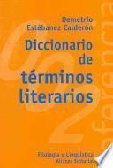 Libro Diccionario de términos literarios