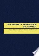 Libro Diccionario y aprendizaje del español