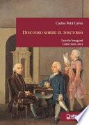 Libro DISCURSO SOBRE EL DISCURSO. ORALIDAD Y ESCRITURA EN LA CULTURA JURÍDICA DE LA ESPAÑA LIBERAL.