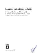 Libro Educación matemática y exclusión