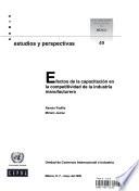 Libro Efectos de la Capacitación en la Competitividad de la Industria Manufacturera