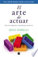 Libro El arte de actuar