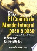 Libro El Cuadro de Mando Integral paso a paso