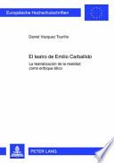 Libro El teatro de Emilio Carballido