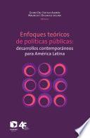 Libro Enfoques teóricos de políticas públicas