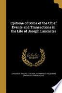Libro EPITOME OF SOME OF THE CHIEF E